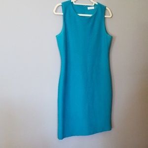 Teal Calvin Klein Dress